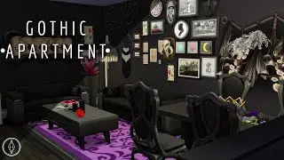 ○ GOTHIC APARTMENT ○ Sims 4 Speed Build
