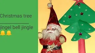 How to make easy paper christmas tree for kids|crafts for kids|christmas tree decorations