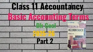Basic Accounting Terms 📖📖#class11th#accountancy#notes#account#bookkeeping#dkgoelsolutions#accounting