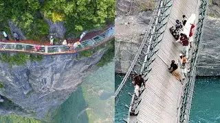 8 Most DANGROUS BRIDGES In The World In URDU/HINDI | Most Terrifying Bridges | Part 2