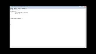 learn how it works , hello world program