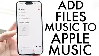 Как добавить музыку из файлов в Apple Music на iPhone! (2024)