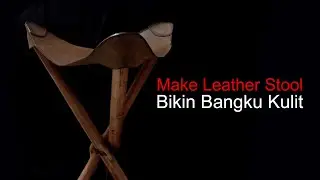 Make Leather Camping Stool #Stayathome #Rinducamping