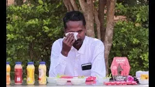 Is he really crying after eating World's spiciest chips - JOLO chips (Part 2)