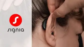 How to put a Motion Charge&Go on the ear | Signia Hearing Aids