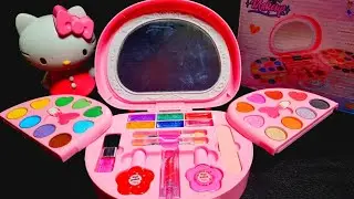 5 Minutes Satisfying with Unboxing Hello Kitty Toys Makeup Set  Fashion Beauty Set | ASMR