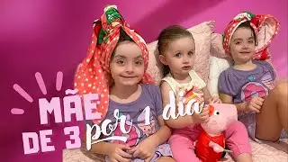 CUIDANDO SOZINHA DE 3 CRIANÇAS | Jéssica e as Gêmeas