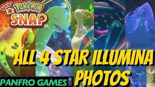4 Star Photo Guide for all Illumina Pokemon in New Pokemon Snap