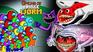 🔥 Among Us vs Bridge Worm ~ Who Will Win? ⚡