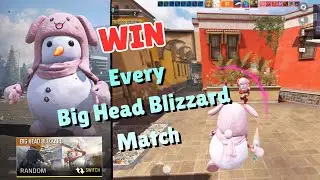 How to WIN every BIG HEAD BLIZZARD matches in CODM tournament | Pro Tips & Tricks for Easy Kills