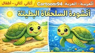 أنشودة السلحفاة البطيئة 🐢  Cartoonic94 العربية  أغنية أطفال عن البحر والصبر