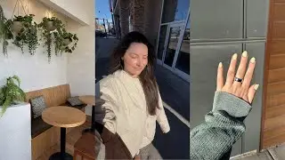 weekend vlog: honest food chat, massage, nails, haircut + covering my gray hair (finally!)
