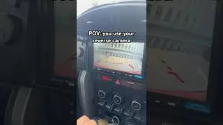 POV: CAR GUYS using a reverse camera to park! #shorts #fyp