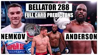 Bellator 288: Немков против Андерсона 2 FULL CARD Прогнозы | Артём ММА