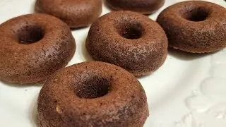 Donuts de chocolate - Sem Gluten - Vegano - Sem Açucar