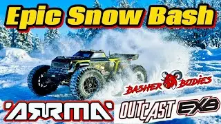 ARRMA Outcast EXB Goes FULL SEND in the Snow! ❄️