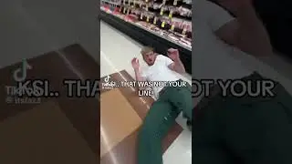 KSI.. THAT WAS NOT IN YOUR LINE! #memes #ksi #lunchly