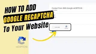 how to add google recaptcha in any Website form