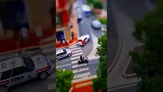 Miniature Car || Tilt Shift Video. #tiltshift #miniature #shorts