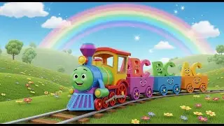 ABC Rainbow Train 🚂🌈 | Alphabet Song for Kids | Fun Learning Adventure