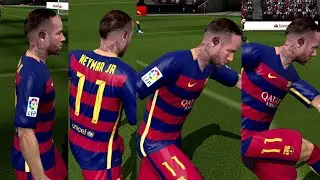 RELEASE!! (V1) NEYMAR NEW FACE, HAIR, AND TATTO FOR FIFA 16 UT MOBILE