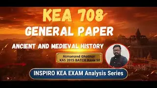 KEA 708 Ancient & Medieval Indian History MCQ| FDA EXAM on 11 January 2026|English and Kannada MCQs