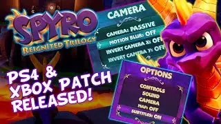 Spyro Reignited Trilogy - Patch Update - Toggle Motion Blur & Subtitles - Bug Fixes - Size Decrease?