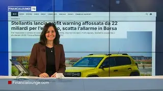 Stellantis crolla a Piazza Affari dopo maxi profit warning, Amazon in rosso, Milano-Cortina al via