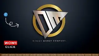 Direct Money Company Logo || DM Logo || Professional Logo Design By Pixellab || Pixellab Logo ||