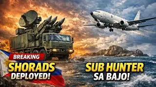 PHILIPPINE ARMY SHORADS DEPLOYED! US NAVY SUBMARINE HUNTER SINUYOD ANG BAJO DE MASINLOC