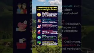 Erlaubte L&uuml;gen bei der Bewerbung!