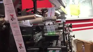 flexo label printing machie