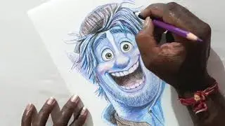 How To Draw BARLEY LIGHTFOOT from Onward Pencil Sketch Step by Step