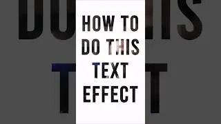 How to do the video inside text effect