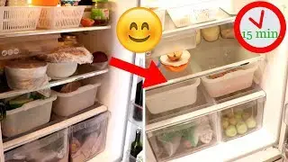 FRIGORIFERO PULITO E ORGANIZZATO IN 15 MINUTI, Pulizie di Casa
