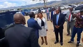 Wiper leader Kalonzo Musyoka Arrives at White House Received by Governor Hon. wavinya Ndeti & MCAs