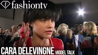 Cara Delevingne: Model Talk at Spring/Summer 2014 Fashion Week | FashionTV