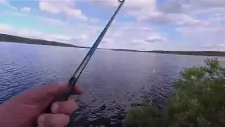 Fishing in Iešjávri Finnmark, 20 July 2019