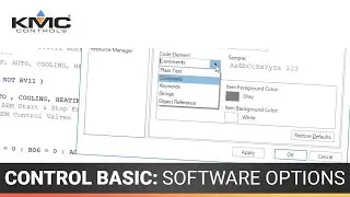 Control Basic: Software Options