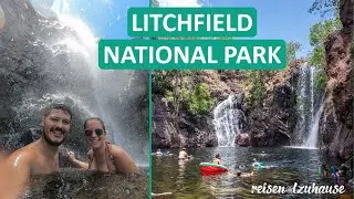 Litchfield National Park & Katherine ● Riesige Wasserfälle & Heiße Quellen ● Weltreise Vlog #026
