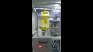 Texcare 2017 - Fanuc Robot, Cognex Camera, Indusoft SCADA