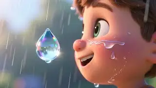 My Little Raindrop Friend 💧☔   Fun Story for Kids   Educational Preschool Video
