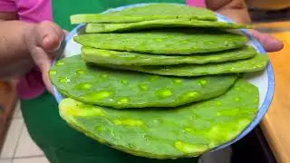 Cocinando deliciosos frijoles con nopales 🫘🌵
