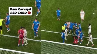 Carvajal FULL FIGHT with Marseille goalkeeper