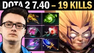 Invoker Pro Mid with Orchid and 19 Kills - Dota 2 Gameplay