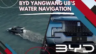 Откройте для себя скрытую технику навигации в воде Byd YangWang U8!
