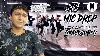 (React) BTS - 'MIC DROP' (Dance Practice - Parte 2) | Professor de Dança Reagindo