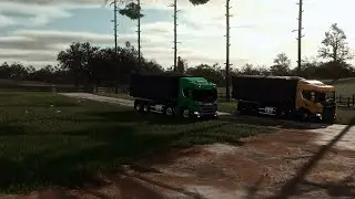 Gr&aacute;fico Realista - Turma da Silagem Chegando - Farming Simulaitor 25 - #fs25gameplay