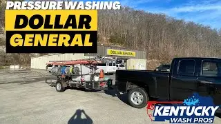 Pressure Washing Another Dollar General!