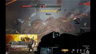 Starship Troopers Extermination - Scorpion Bug  - New Boss!